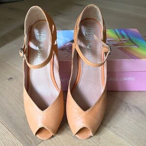 Jeffrey Campbell Coral Peep-Toe Heels